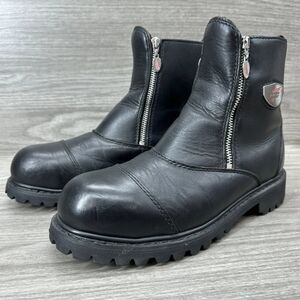 Black Leather Men's Boots